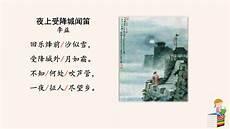 夜上受降城闻笛图片
