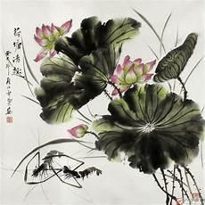 简单中国画图片荷花